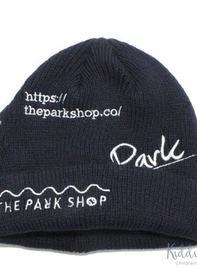 日本代购 童装 THE PARK SHOP 刺绣字母针织保暖秋冬套头毛线帽