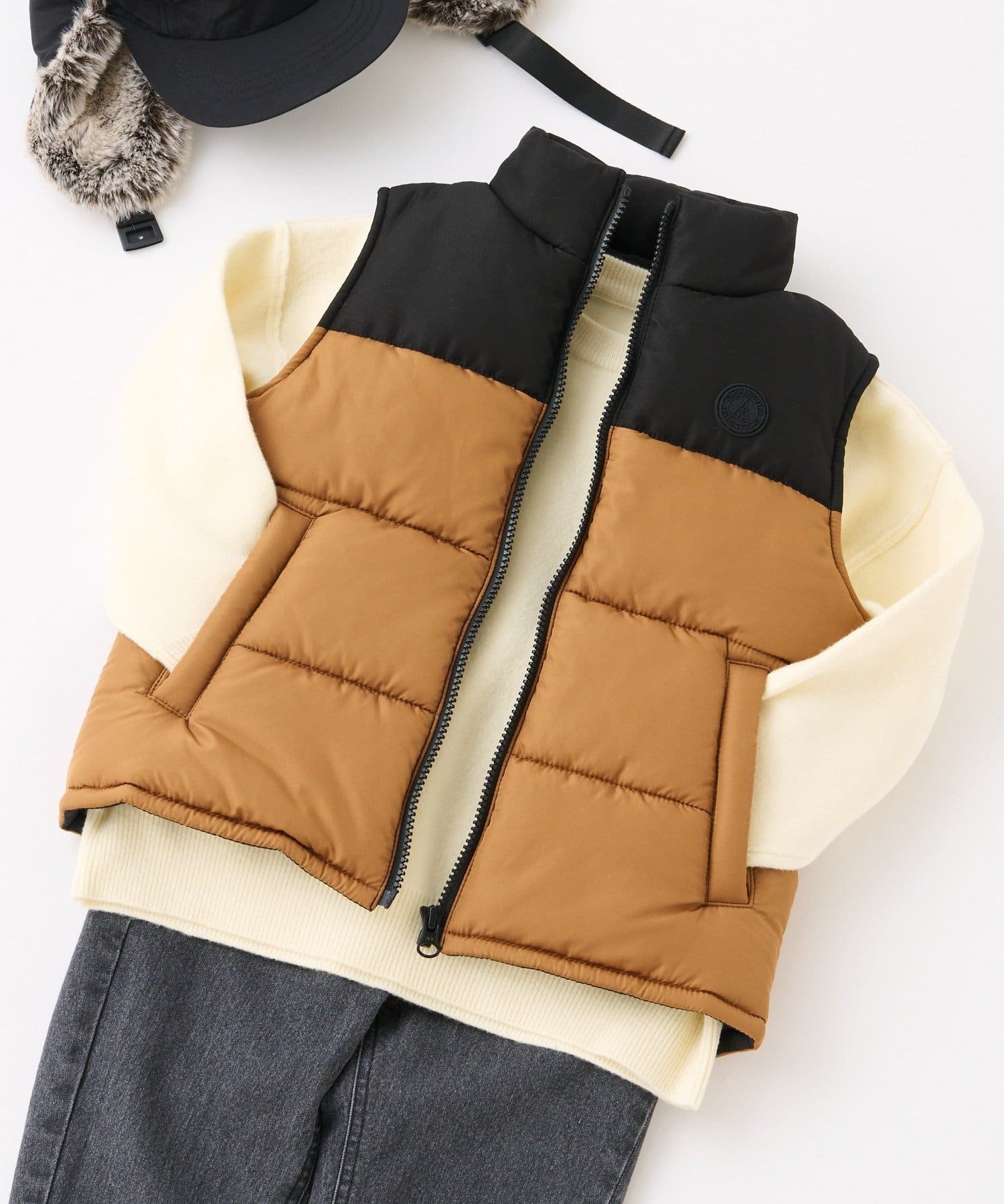 国内现货 日本代购 童装 Ciaopanic 中夹棉保暖休闲棉背心马甲