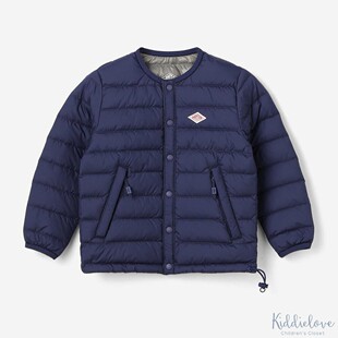 Kiddielove 日本代购 童装 DANTON 经典轻薄纯色无领休闲羽绒服