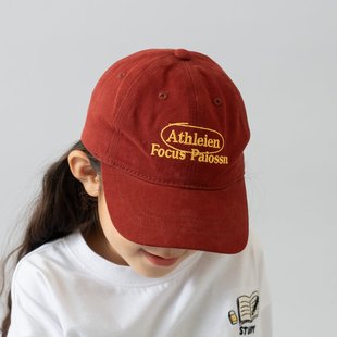 Kiddielove 日本代购 童装 petitmain 斜纹布刺绣可调节鸭舌帽