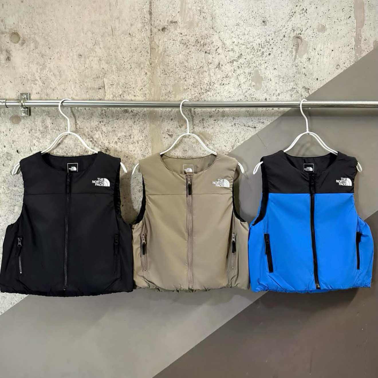 日本代购 童装 THE NORTH FACE 北脸中夹棉保暖拉链背心可做内胆