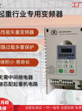 伍大变频器起重机专用行车吊机行吊葫芦变频器WDU-3B3700/5500