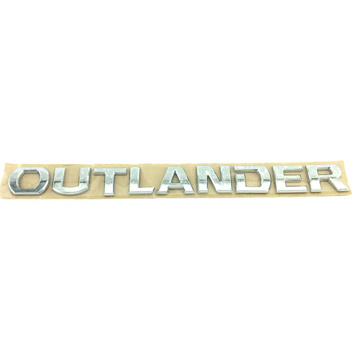 三菱欧蓝德机头盖车标 前面OUTLANDER英文字母车标贴后尾车头标志