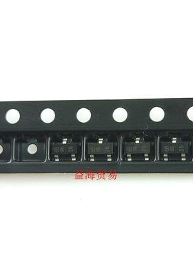 10个 丝印1BW三极管 BC846B 全新原装进口 0.1A65V NPN晶体管贴片