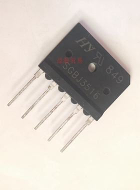 全新原装 SGBJ3516三相整流桥3SRB3516  扁桥 35A 1600V 单排五脚