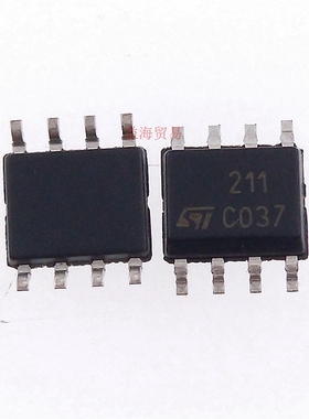 10个 全新进口原装 LM211DT 丝印211  贴片八脚SOP8 电压比较器芯