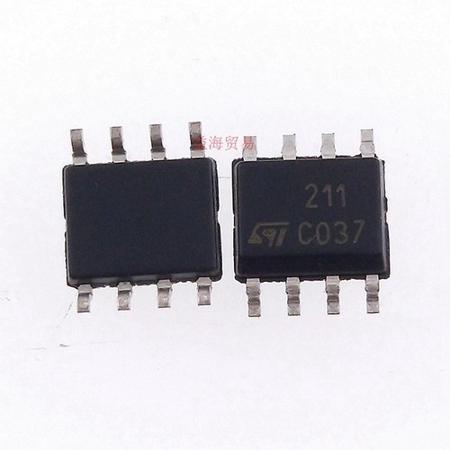 10个 全新进口原装 LM211DT 丝印211  贴片八脚SOP8 电压比较器芯