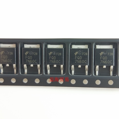 7N60C 场效应管 FQD7N60C 液晶常用MOS管 7A600V 贴片三极管TO252