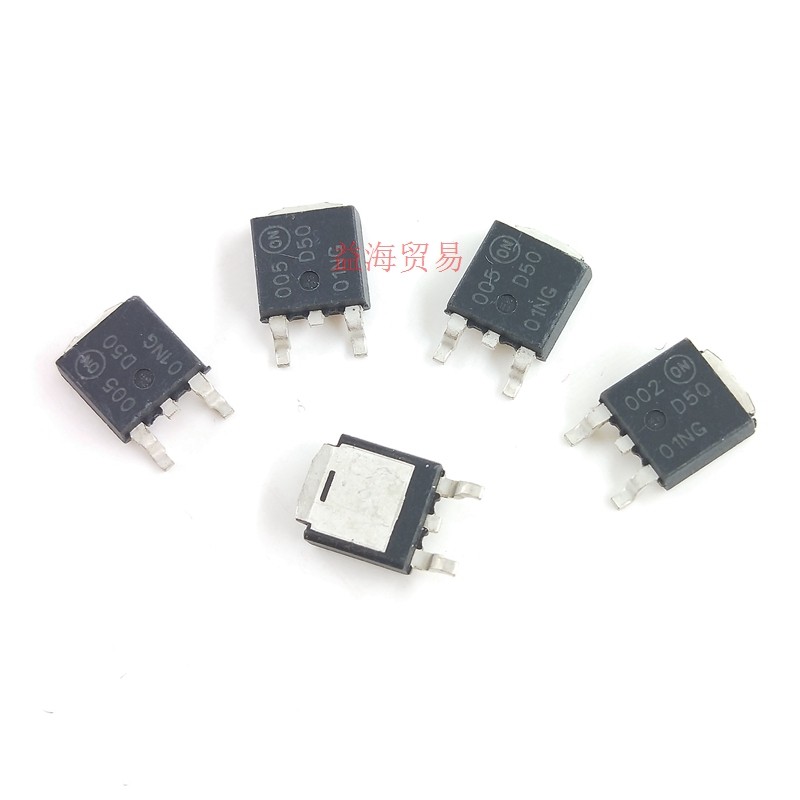 汽车电脑板常用易损芯片 D5001NG 贴片三极管 D5001N TO-252 全新