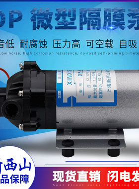 上海新西山DP-35/50/60至150微型高压隔膜泵自吸水直流12/24V高压