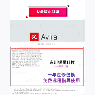 电脑杀毒软件服务器优盘版木马查杀2025多国语言多种类SSK优盘