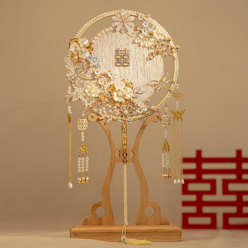 南风相思秀禾团扇原创设计