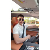 修身 正肩短袖 高级感痞帅POLO衫 白色硬汉风亨利领T恤男夏季 半袖