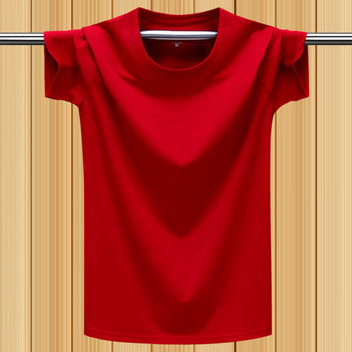 夏季T恤圆领汗衫纯色短袖