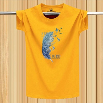 夏季t恤男短袖印花潮流宽