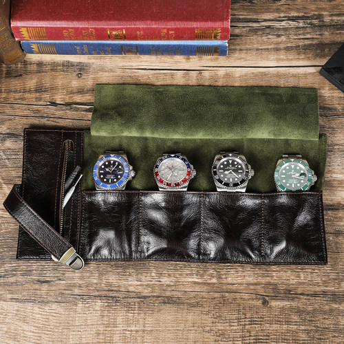 真皮手表收纳袋保护套便携随身