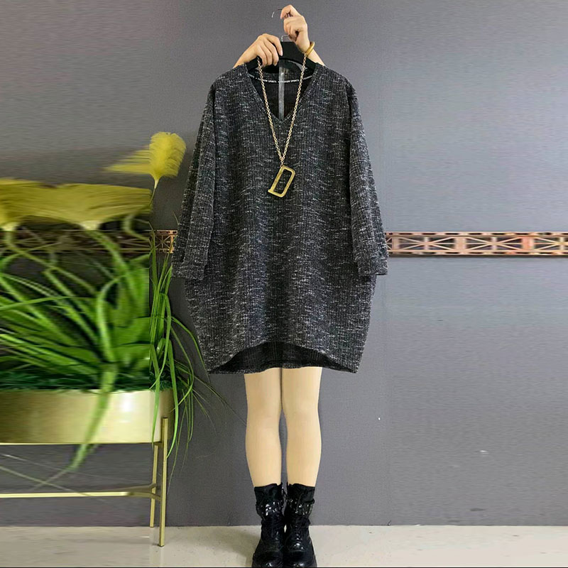 女装新款洋气百搭V领上衣