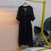 时尚 胖mm2023夏季 女装 减龄气质遮肚显瘦两件套裙子大码 连衣裙 新款