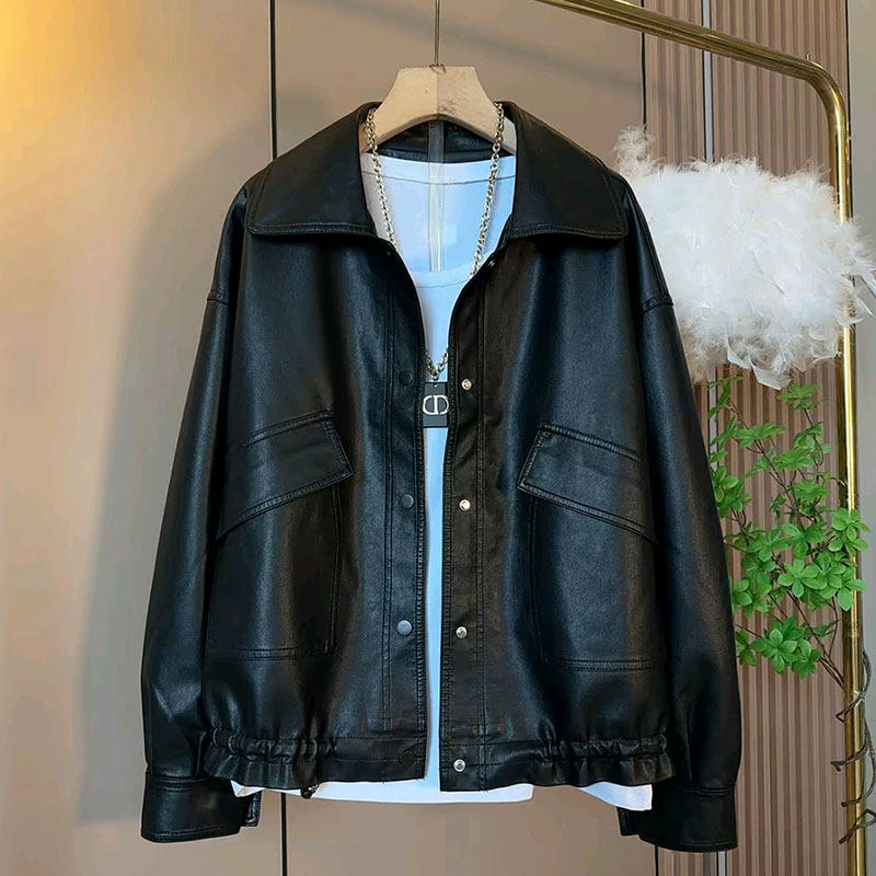 胖妹妹秋季新款大码女装时尚韩版宽松显瘦翻领机车皮PU皮夹克外套,女装/女士精品,常规大码外套,淘宝优惠券,粉丝福利购,淘宝优惠卷