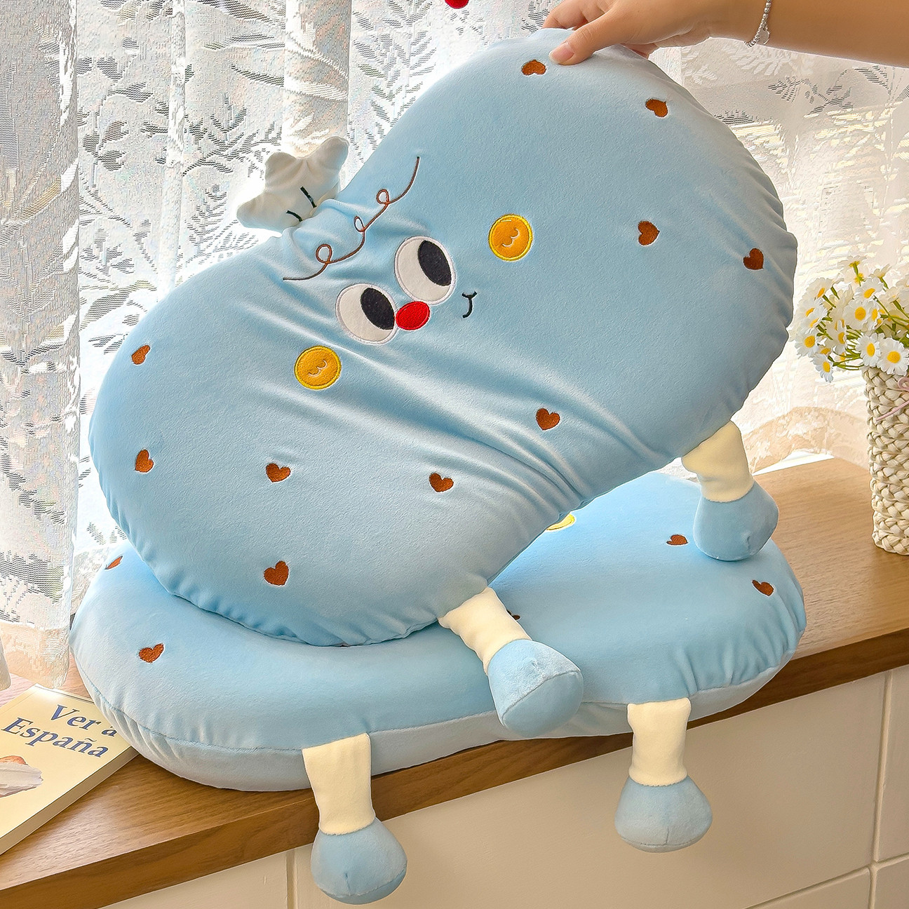 卡通幼儿园宝宝绒猫肚枕头记忆枕儿童午睡枕芯学生枕可拆洗26新款,床上用品,记忆棉枕,淘宝优惠券,粉丝福利购,淘宝优惠卷