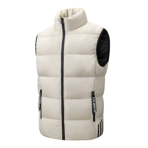 Tuoko跨境羽绒棉服马甲男秋冬季户外潮牌加厚保暖无袖坎肩情侣