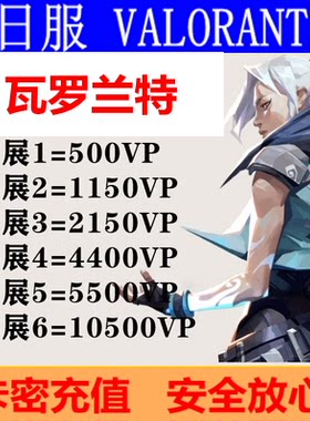 VALORANT日服瓦罗兰特VP点