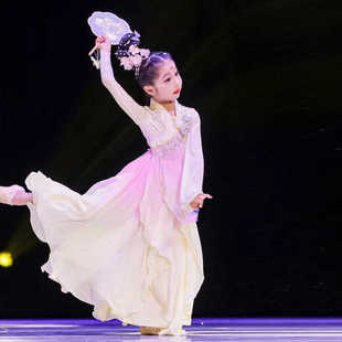 舞蹈服儿童女民族舞蹈演出服舞台表演服古典舞演出服艺考服古筝服