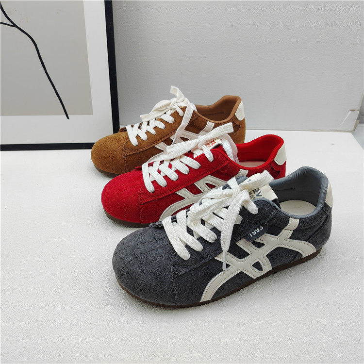 圆头系带德训鞋断码处理女鞋2026春季新款学院风韩版平底休闲单鞋,女鞋,时尚休闲鞋,淘宝优惠券,粉丝福利购,淘宝优惠卷