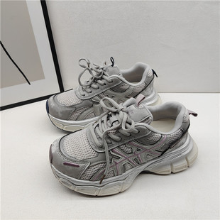 断码处理女鞋2026春季新款学院风网红超火爆款运动休闲潮流老爹鞋