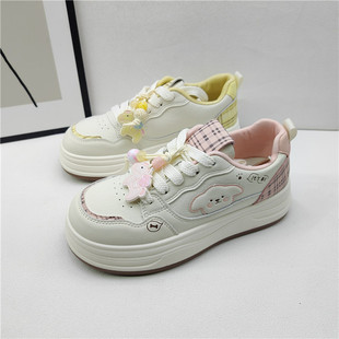 断码处理女鞋2026春季新款学院风深口韩版平底初中生舒适潮流板鞋