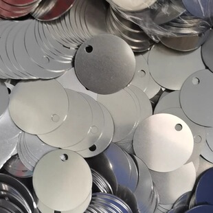 201 304不锈钢圆形牌子激光切割  圆形垫片薄片金属 非标定制