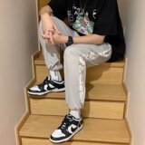 2022裤子男士休闲长裤ins韩版潮流百搭春夏季束脚夏季九分运动卫，男装休闲裤，星座1712-2