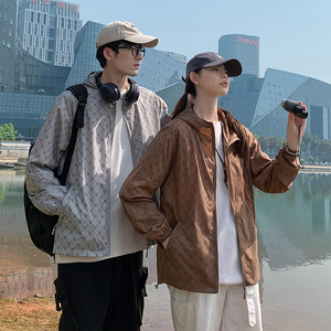 2024新款防晒衣直播B字男女同款情侣皮肤衣图片
