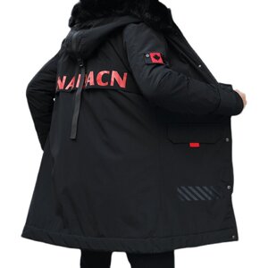 2024新款加厚中长款羽绒棉服韩版潮冬季棉袄派克服棉衣男青年外套图片