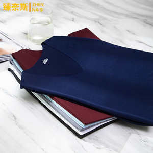 无痕冰丝背心男夏季青年弹力修身无袖T恤运动紧身速干V领打底汗衫图片