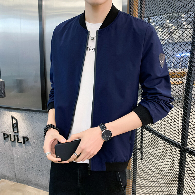 夹克男秋季外套潮流休闲男装中青年时尚韩版男士上衣,男装夹克,星座1712-2