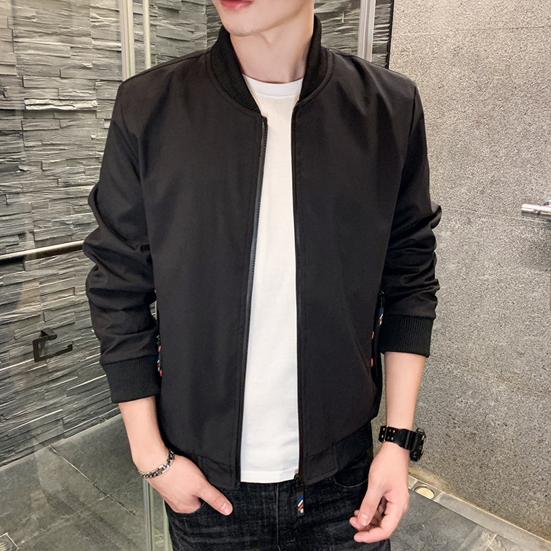 2020男装运动立领夹克外套新款空军一号MA01飞行员男秋季大码潮服图片