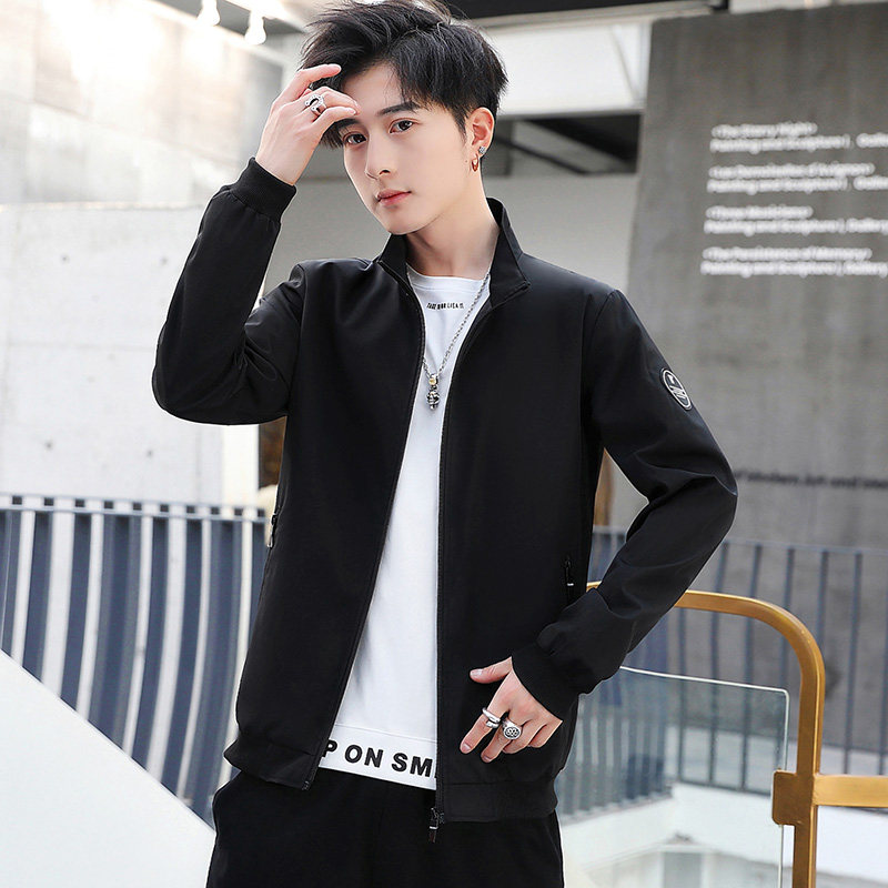 亚马逊秋季新款男士夹克立领棒球服青年韩版潮流空军飞行服男外套,男装夹克,星座1712