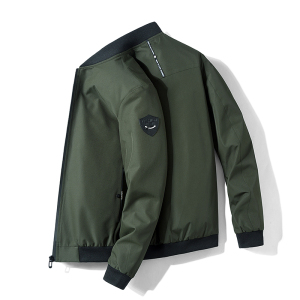 夹克男2024秋季新款男士工装外套韩版休闲男装立领棒球服夹克图片