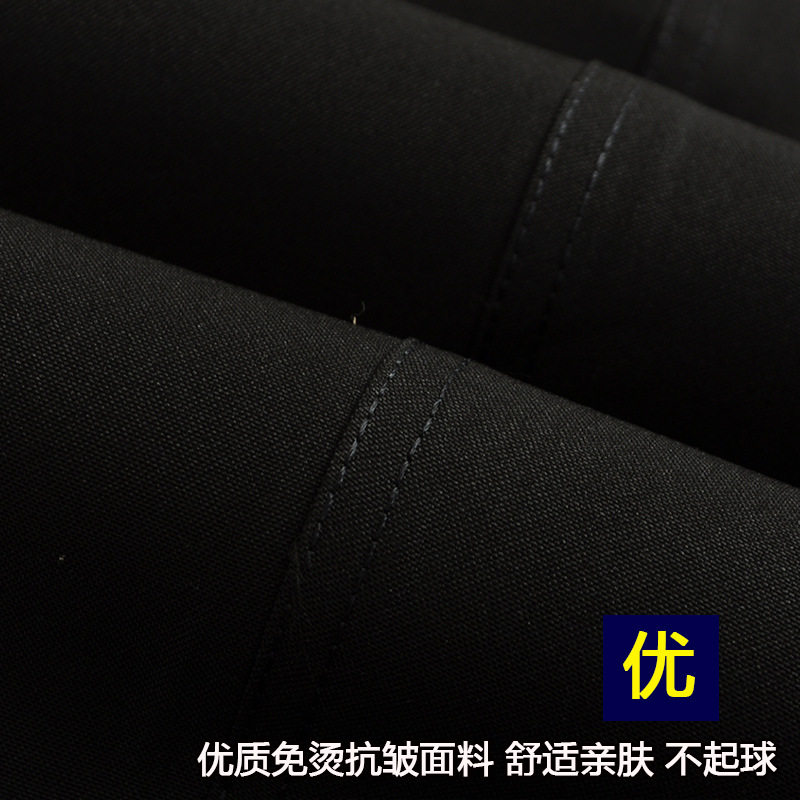 春季新款高腰中老年男裤中年男士休闲裤宽松西裤爸爸直筒裤子,男装休闲裤,星座1712-2