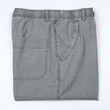 男士亚麻裤中老年人高腰宽松休闲裤男松紧腰大码长裤子，男装休闲裤，星座1712