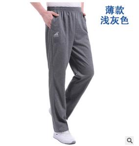 时尚运动裤男松紧高腰大码薄款男休闲裤春夏秋冬四季宽松长裤图片