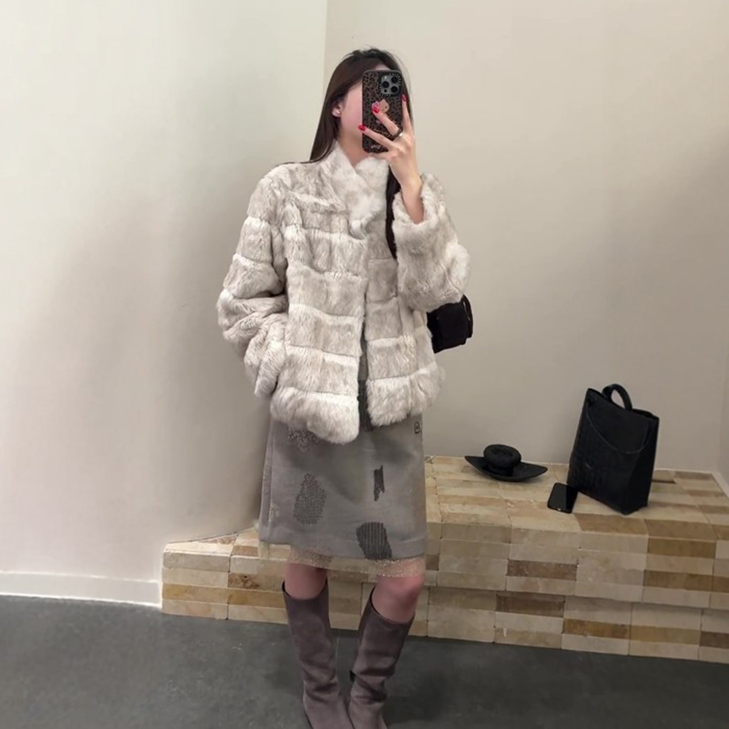 秋冬季法式老钱风网纱钉珠亮片毛呢半身裙高腰百搭直筒中裙a字裙,女装/女士精品,半身裙,淘宝优惠券,粉丝福利购,淘宝优惠卷