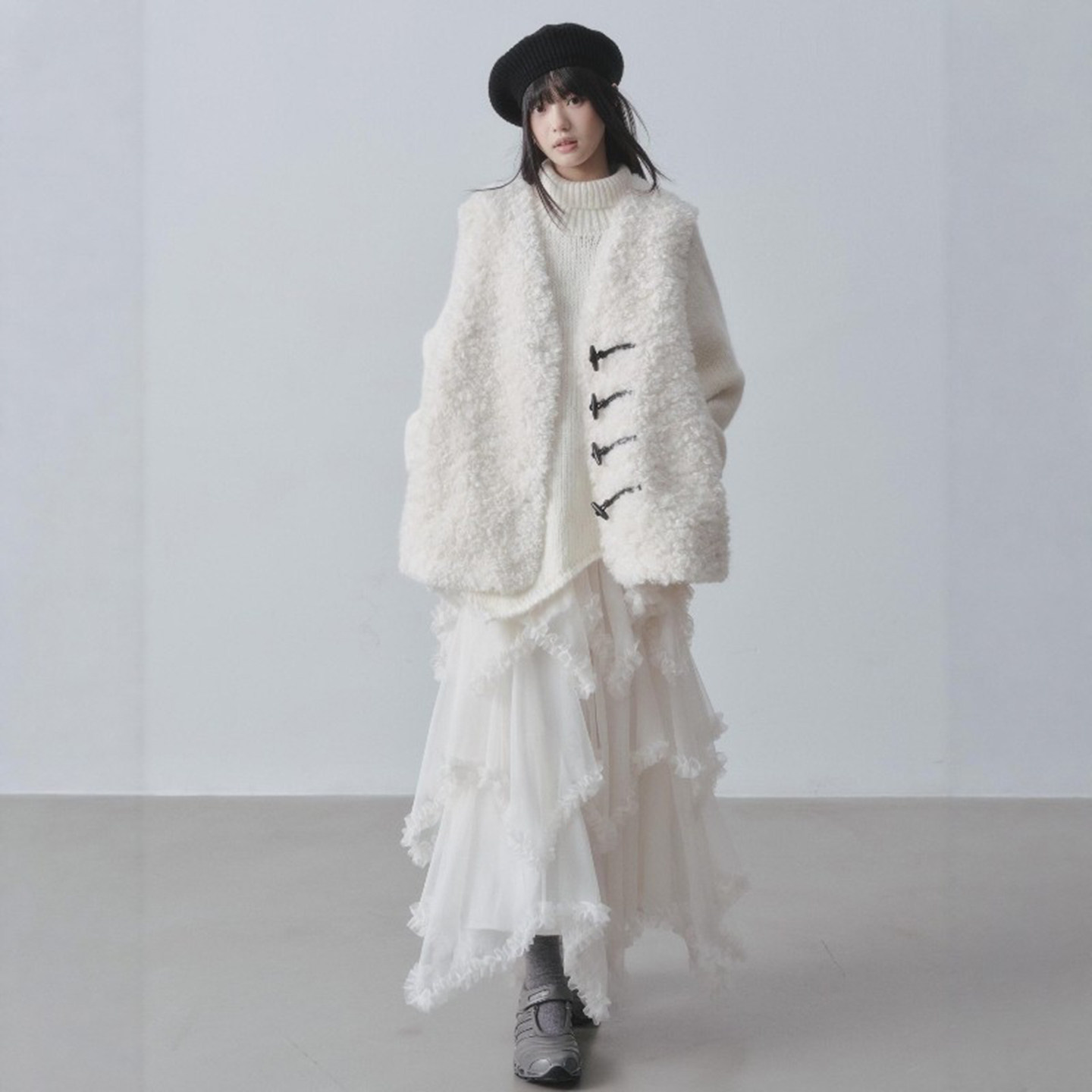 法式浪漫主义不规则花边纱裙半身裙女秋冬高腰蓬蓬网纱裙蛋糕长裙,女装/女士精品,半身裙,淘宝优惠券,粉丝福利购,淘宝优惠卷