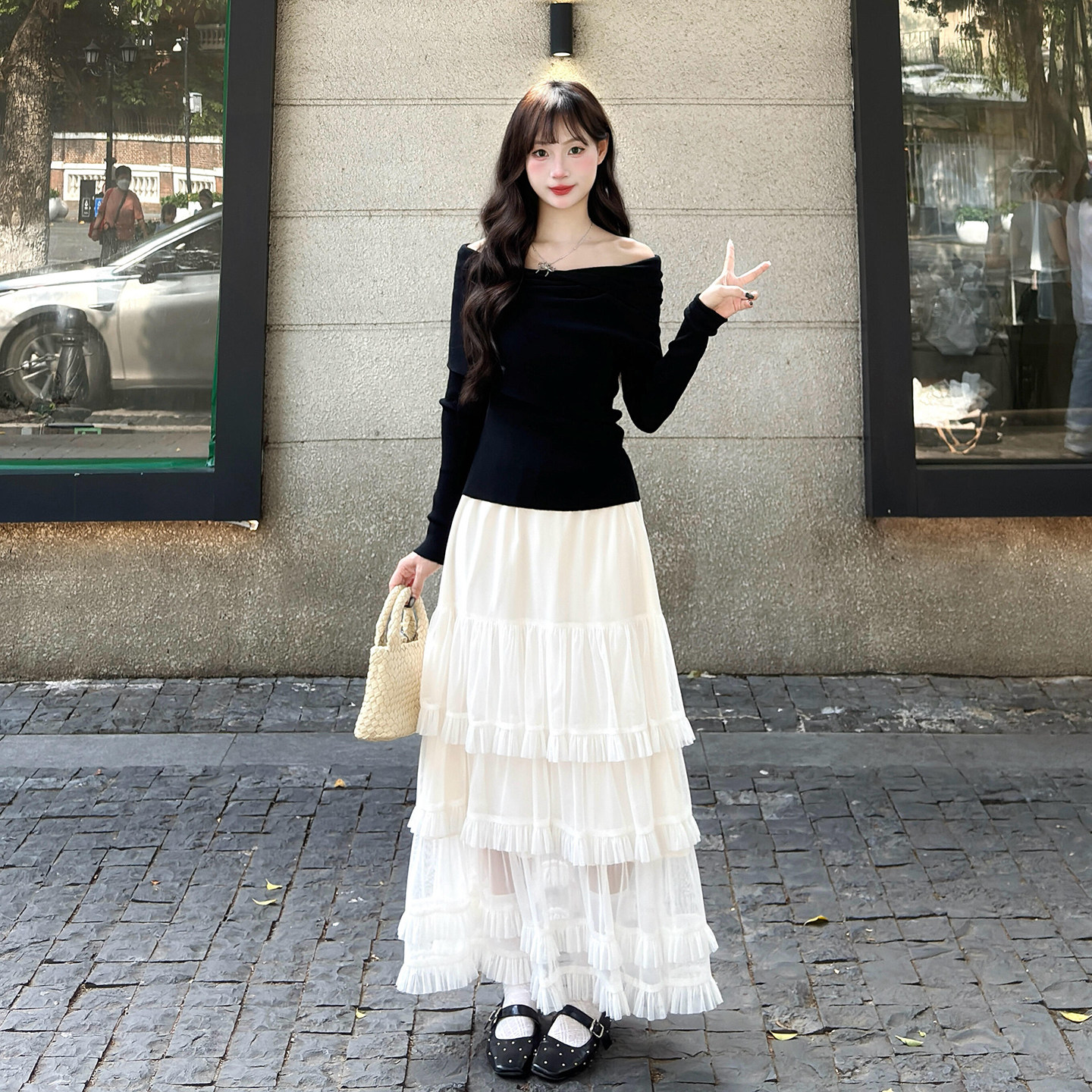 网纱半身裙女秋冬2025新款高腰显瘦浪漫仙女纱裙蛋糕显瘦蓬蓬长裙,女装/女士精品,半身裙,淘宝优惠券,粉丝福利购,淘宝优惠卷