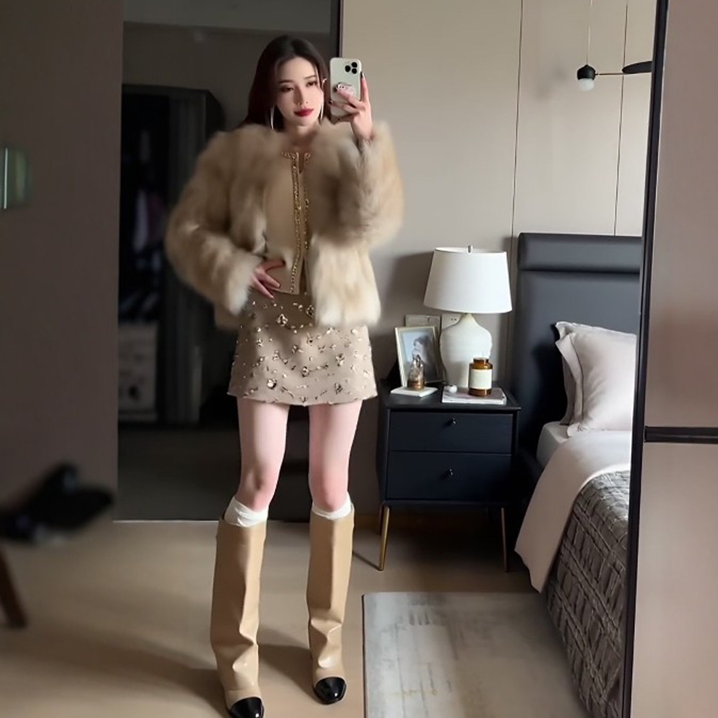 亮片短裙包臀裙a字半身裙女春秋高腰防走光裙裤亮闪闪气质半裙子,女装/女士精品,半身裙,淘宝优惠券,粉丝福利购,淘宝优惠卷