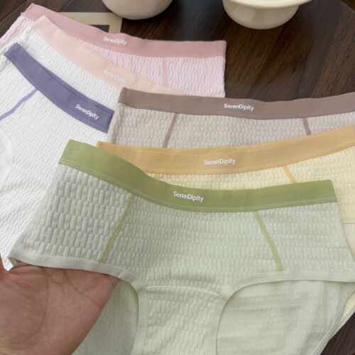 内裤玉米棉拼色不晚工作室