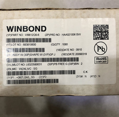 全新现货W9212G6-6  WINBOND华邦8*16内存颗粒