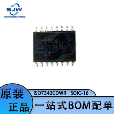 ISO7342CDWR 贴片封装SOP16 丝印ISO7342C 数字隔离器芯片 集成IC