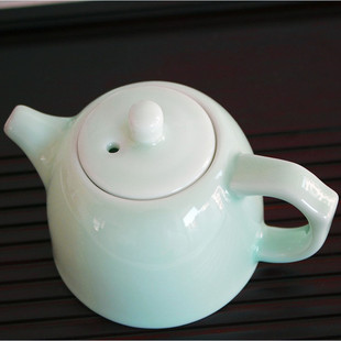 德化白瓷功夫茶具盖碗茶壶茶杯家用整套影青脂白陶瓷茶具套装配件